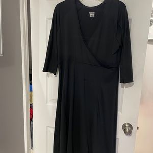 Columbia faux wrap dress